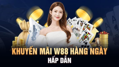 W88 - Thưởng chào mừng lên đến 100% dành cho toàn bộ hội viên