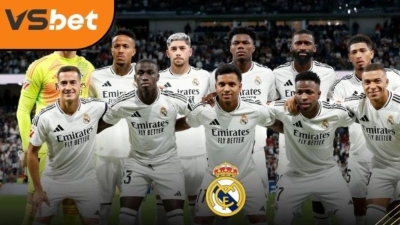 Vsbet đối tác chính thức CLB Real Madrid sự kết hợp hài hòa